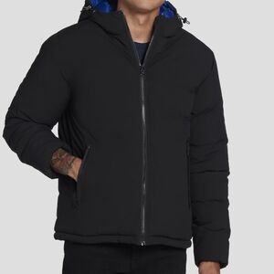 NEW Kenneth Cole Reversible Water Resistant Men's Puffer Jacket